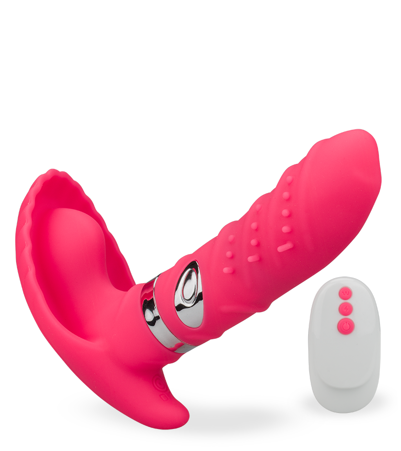 Remote control electrostimulation and rotating vibrating knickers