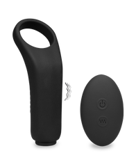 Load image into Gallery viewer, Remote control vibrating cock ring 9 modes