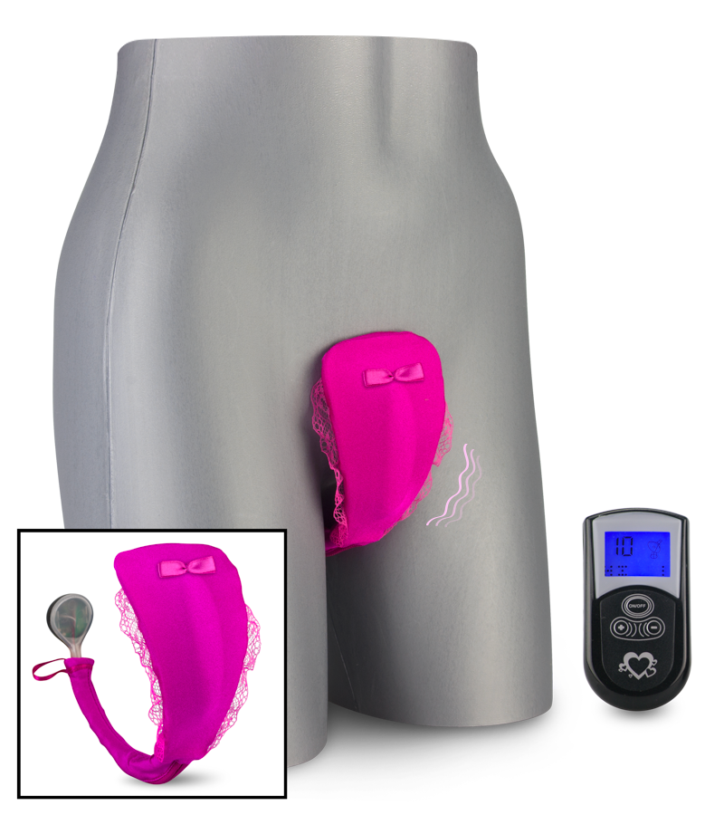 Remote control vibrating G-string