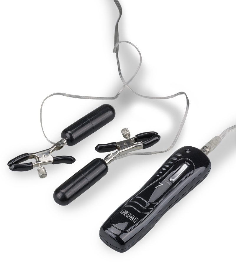 Remote control vibrating nipple clamps