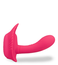 Load image into Gallery viewer, Remote control vibrating shell wearable dildo