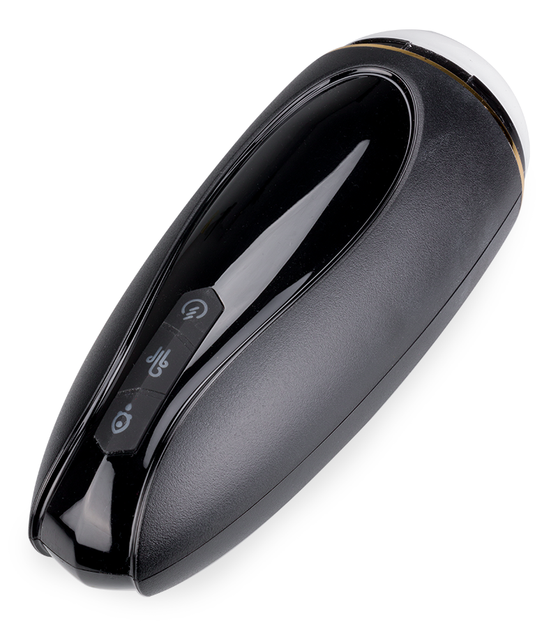 Revolution vibrating and sucking masturbator