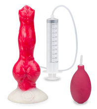 Load image into Gallery viewer, Rexxie suction-cup ejaculating dog dildo
