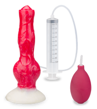Load image into Gallery viewer, Rexxie suction-cup ejaculating dog dildo