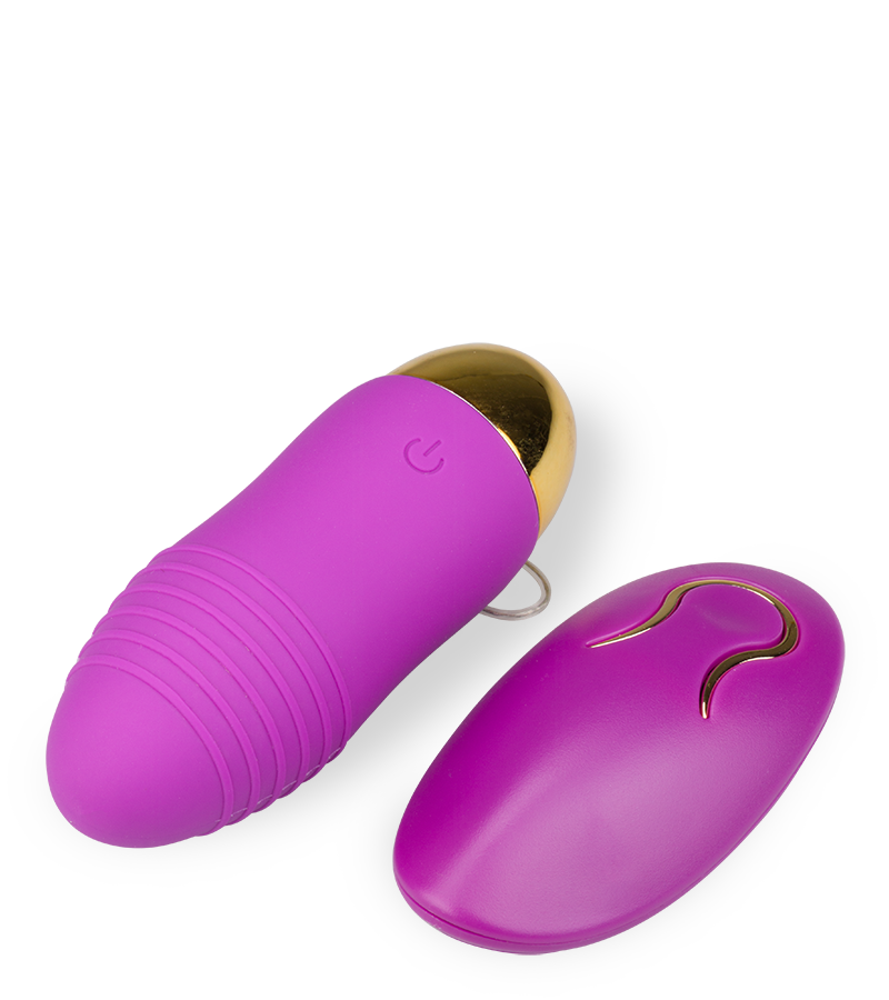 Ribbed USB-powered remote control wireless vibrating love egg 12 modes