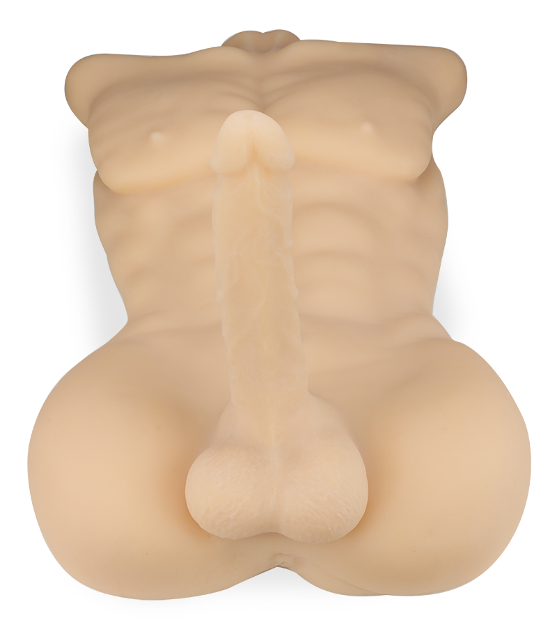 Rick muscular male torso with penis and anus