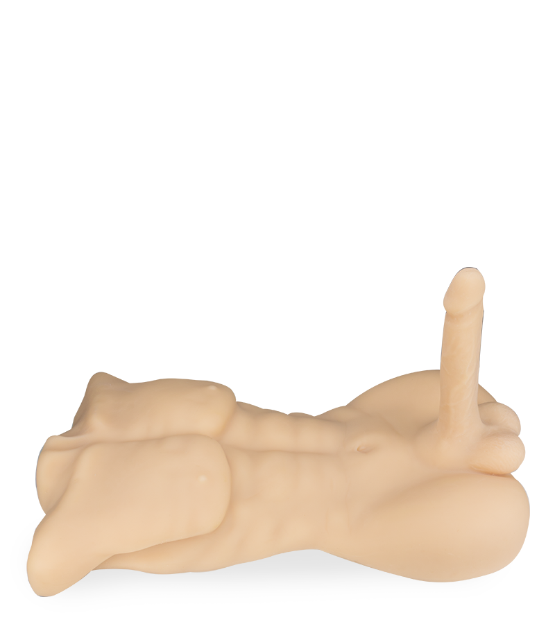 Rick muscular male torso with penis and anus