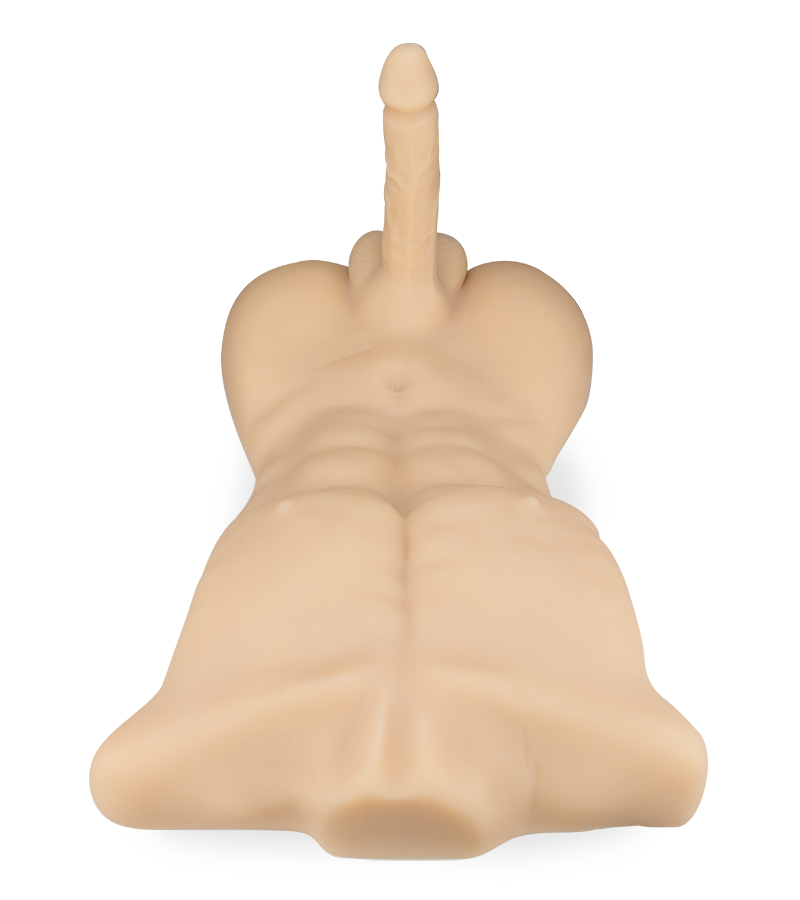 Rick muscular male torso with penis and anus