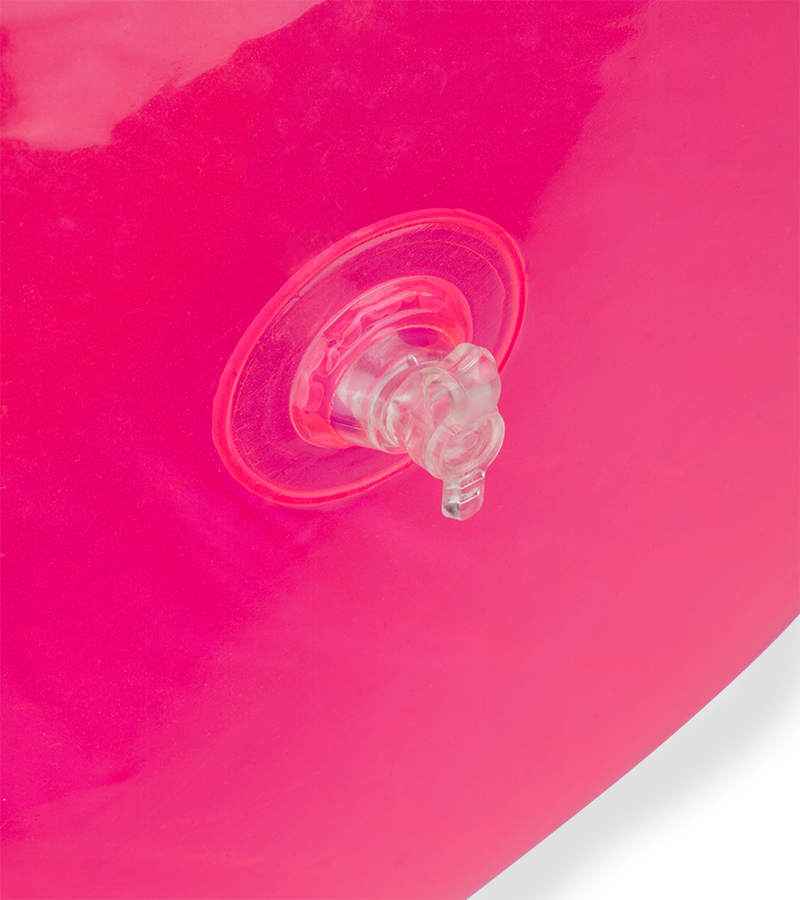 Ride Me round inflatable pillow with vibrating dildo