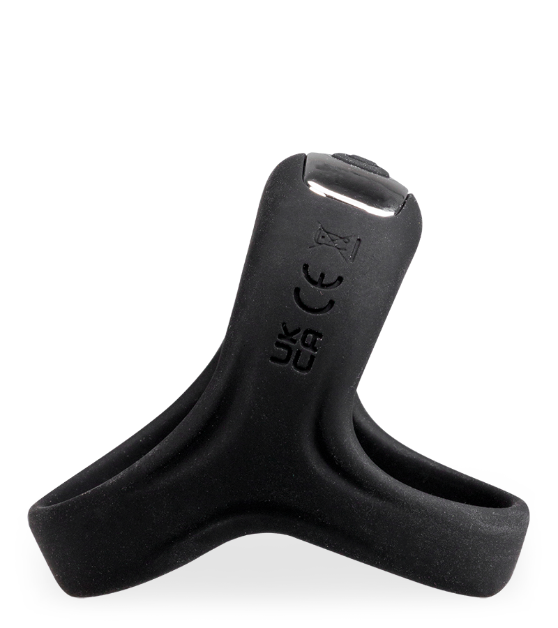 Righteous vibrating cock and ball ring