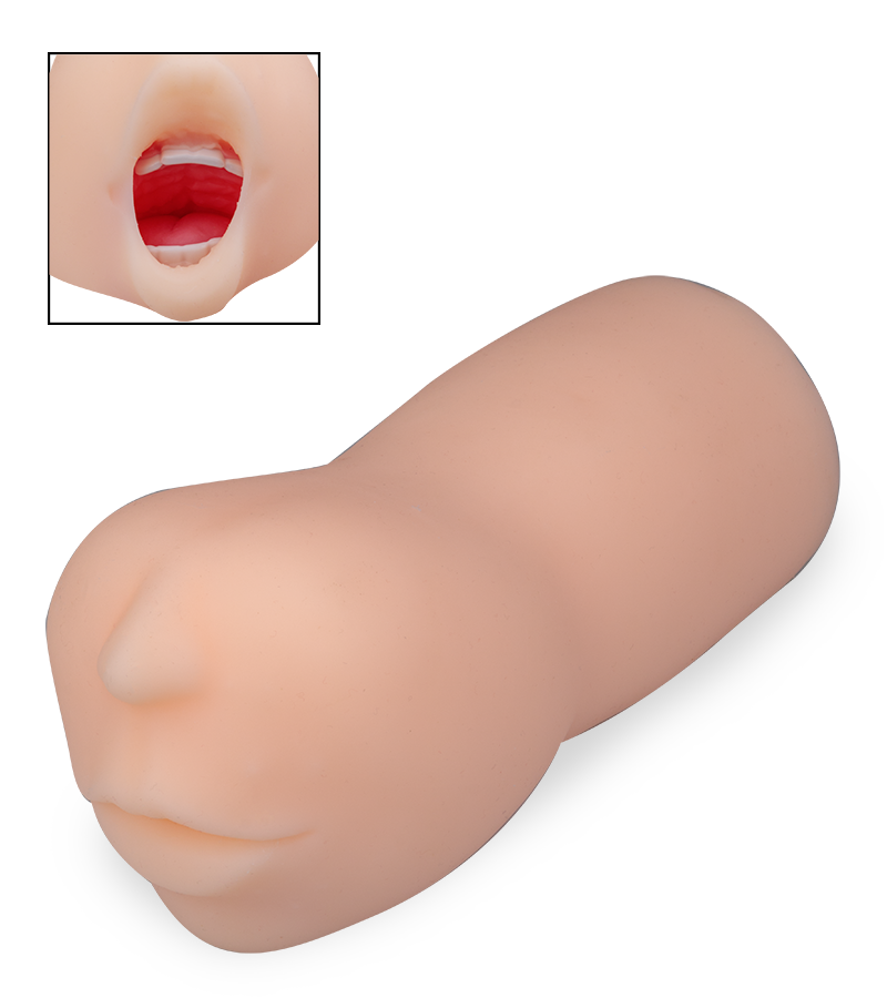 Rita super-realistic blowjob mouth with tongue and teeth