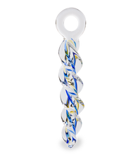 Load image into Gallery viewer, River glass dildo