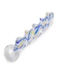 Load image into Gallery viewer, River glass dildo