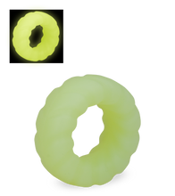 Load image into Gallery viewer, Road Trip medical-grade silicone glow-in-the-dark cock ring