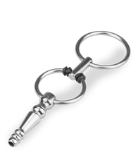 Load image into Gallery viewer, Rocket pierced penis plug with rings