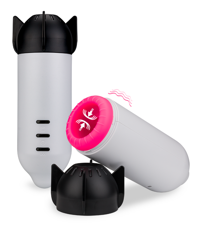 Rocket vibrating airbag masturbator