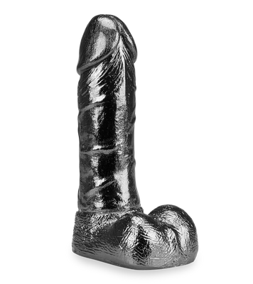 Rocky realistic metal dildo