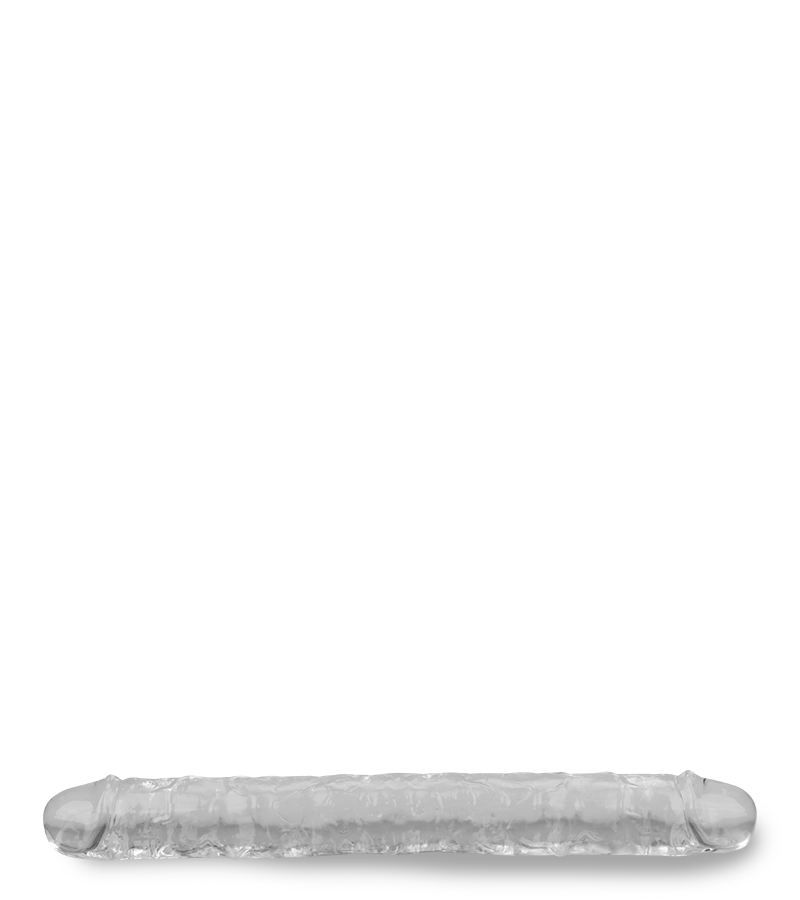 Roller flexible double ended dildo