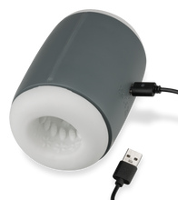 Load image into Gallery viewer, Ronaldo vibrating male masturbator with heated case