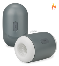 Load image into Gallery viewer, Ronaldo vibrating male masturbator with heated case