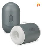 Ronaldo vibrating male masturbator with heated case