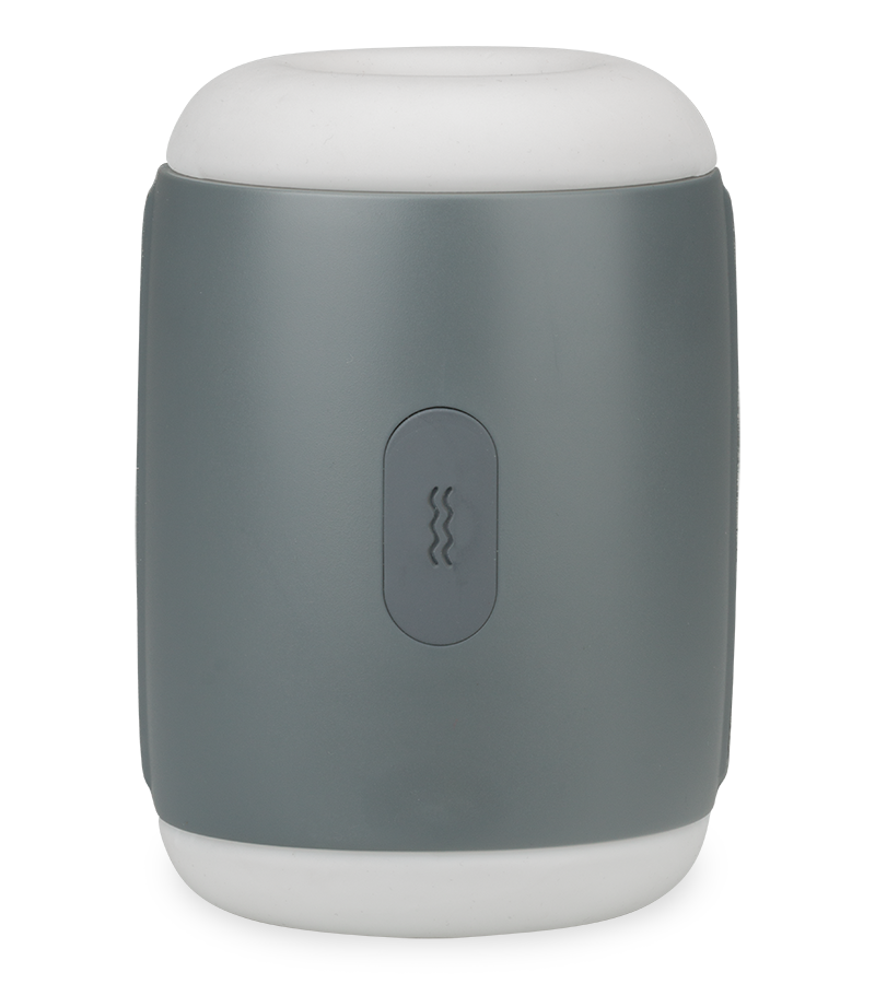 Ronaldo vibrating male masturbator with heated case