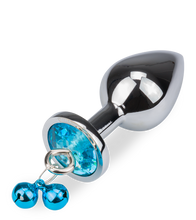 Load image into Gallery viewer, Rosebud bell jewel butt plug