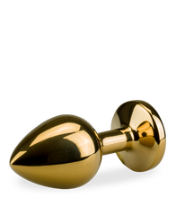 Load image into Gallery viewer, Rosebud gold butt plug size M 88g -  6 colours
