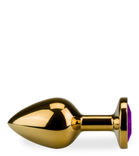 Load image into Gallery viewer, Rosebud gold butt plug size M 88g -  6 colours