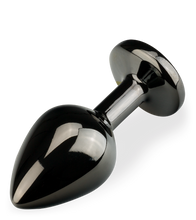 Load image into Gallery viewer, Rosebud gunmetal butt plug size M 88g - 6 colours