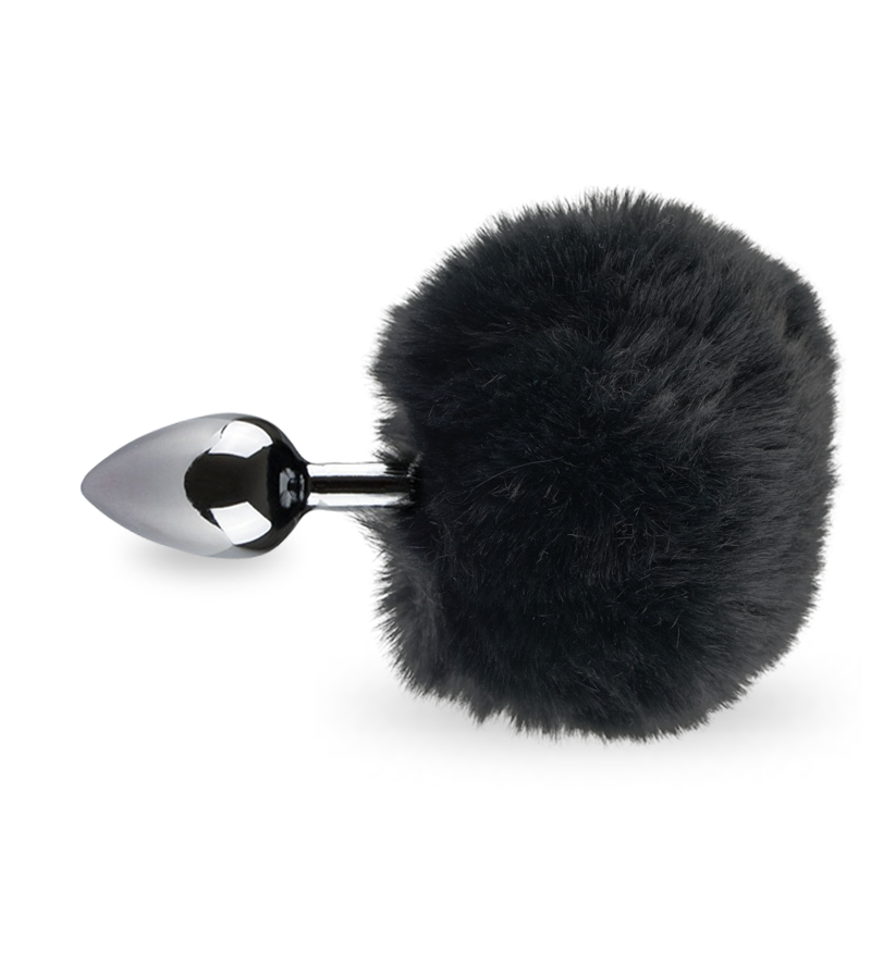 Rosebud rabbit tail anal plug