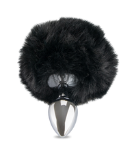 Load image into Gallery viewer, Rosebud rabbit tail anal plug