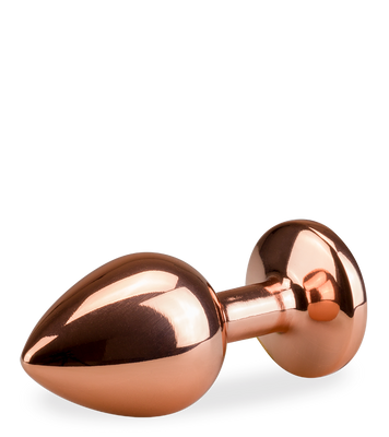 Rosebud rose gold butt plug size M 88g - 6 colours