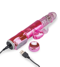 Load image into Gallery viewer, Rotating and thrusting rabbit vibrator