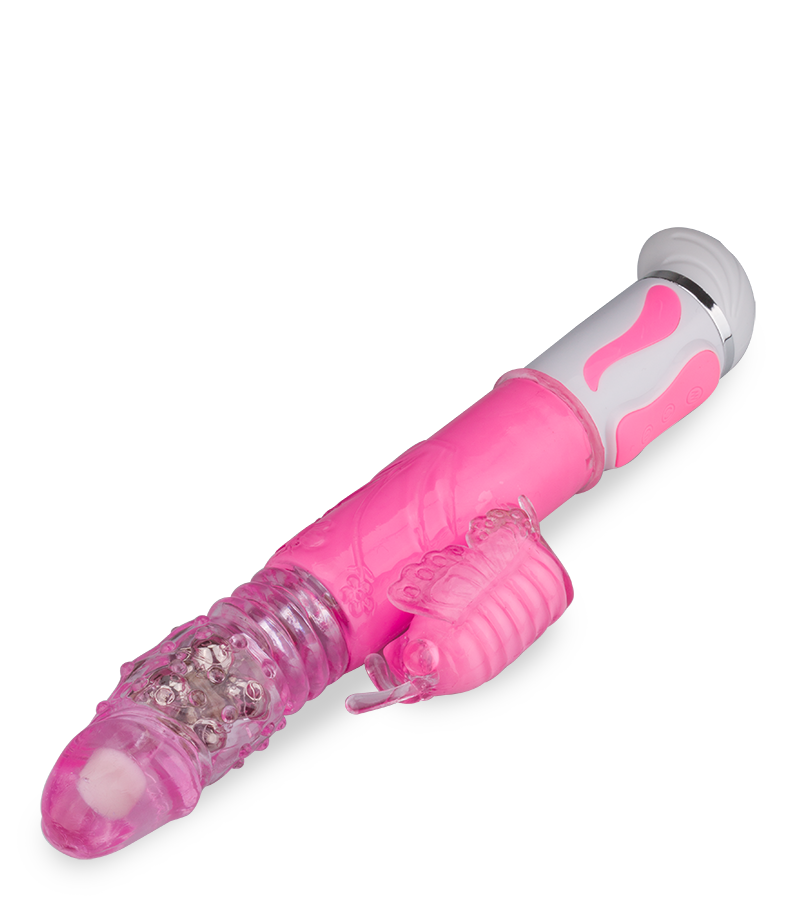 Rotating and thrusting rabbit vibrator 12 speeds