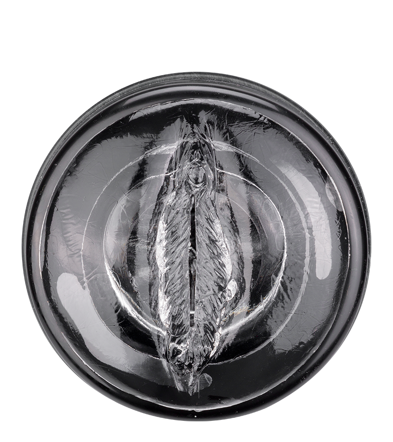 Rotating suction cup masturbator