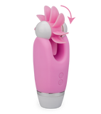 Rotating tongues clit stimulator