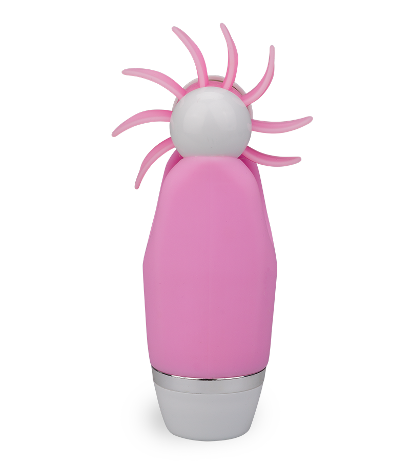 Rotating tongues clit stimulator