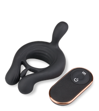 Load image into Gallery viewer, Saturn vibrating clit-stimulating cock ring