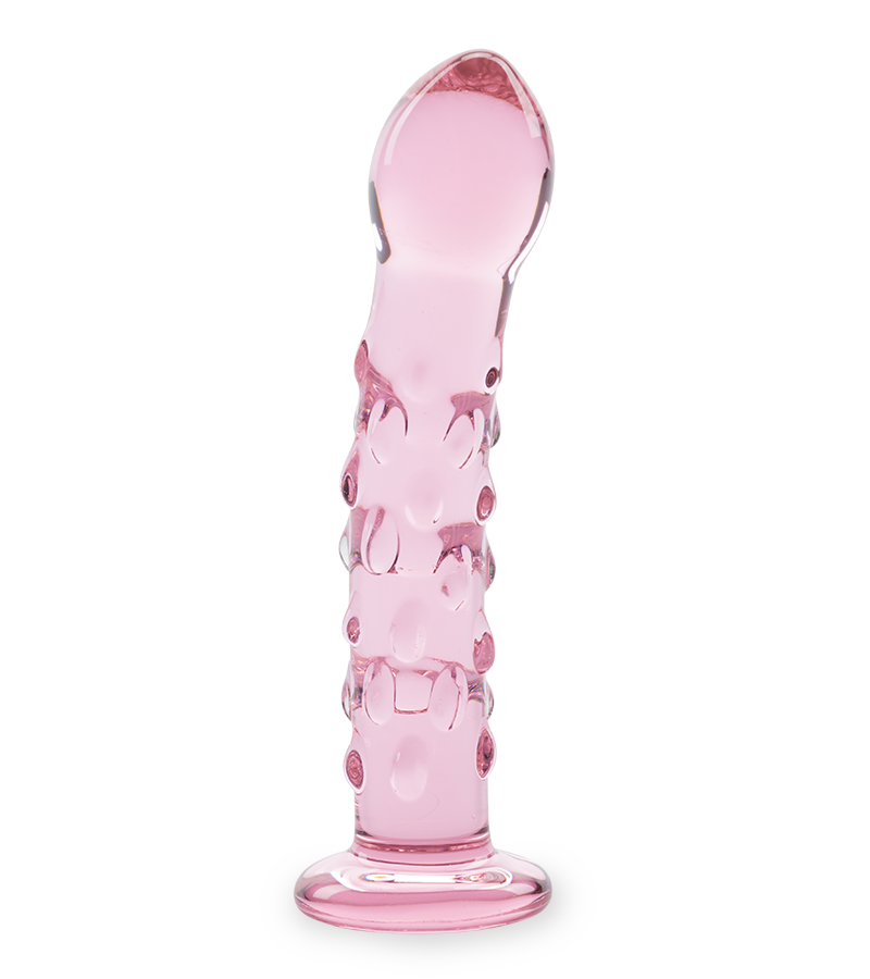 Scales glass dildo