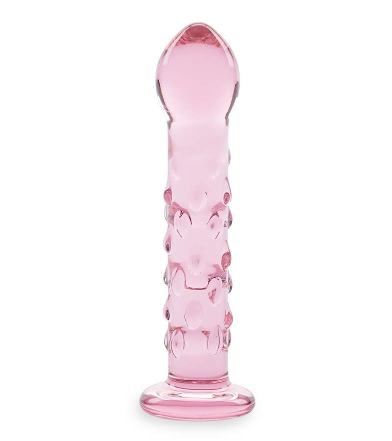 Scales glass dildo