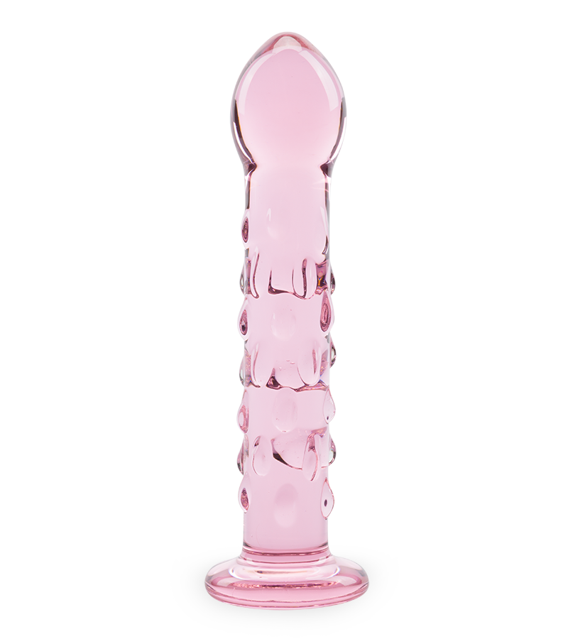 Scales glass dildo