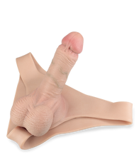 Load image into Gallery viewer, Sean second skin strap-on dildo wide and hollow