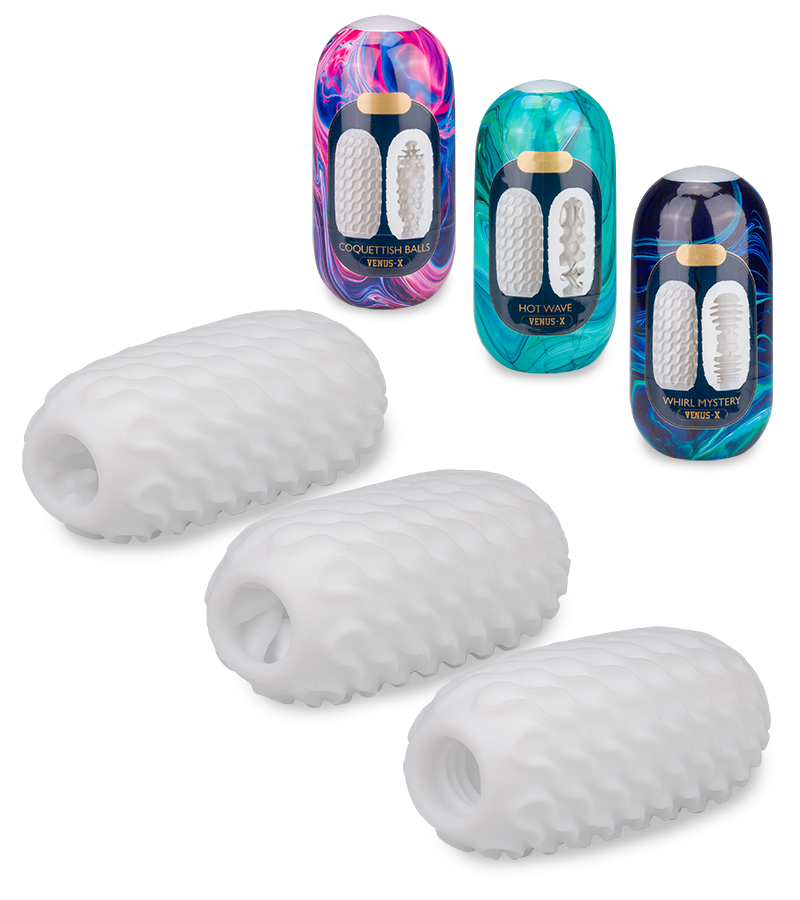 Set of 3 egg masturbator Size L