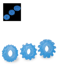 Load image into Gallery viewer, Set of 3 Lumino glow-in-the-dark cock rings