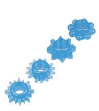 Load image into Gallery viewer, Set of 4 Lumino glow-in-the-dark cock rings