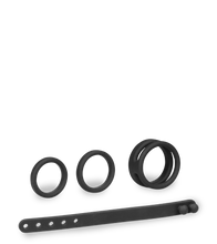 Load image into Gallery viewer, Set of four silicone cock rings