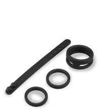 Load image into Gallery viewer, Set of four silicone cock rings