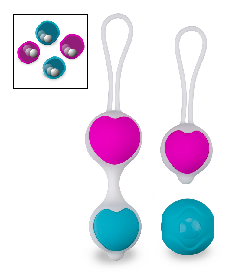 Set of silicone Ben Wa balls