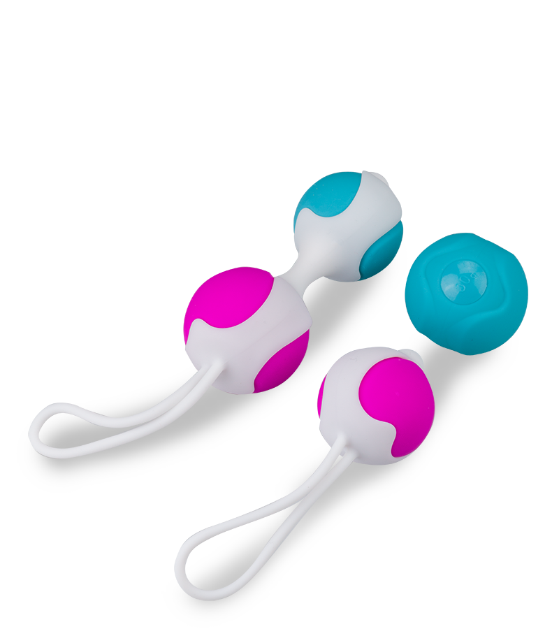 Set of silicone Ben Wa balls